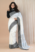 Very Much Indian Handloom Pure Cotton Saree With Handwoven Buttis