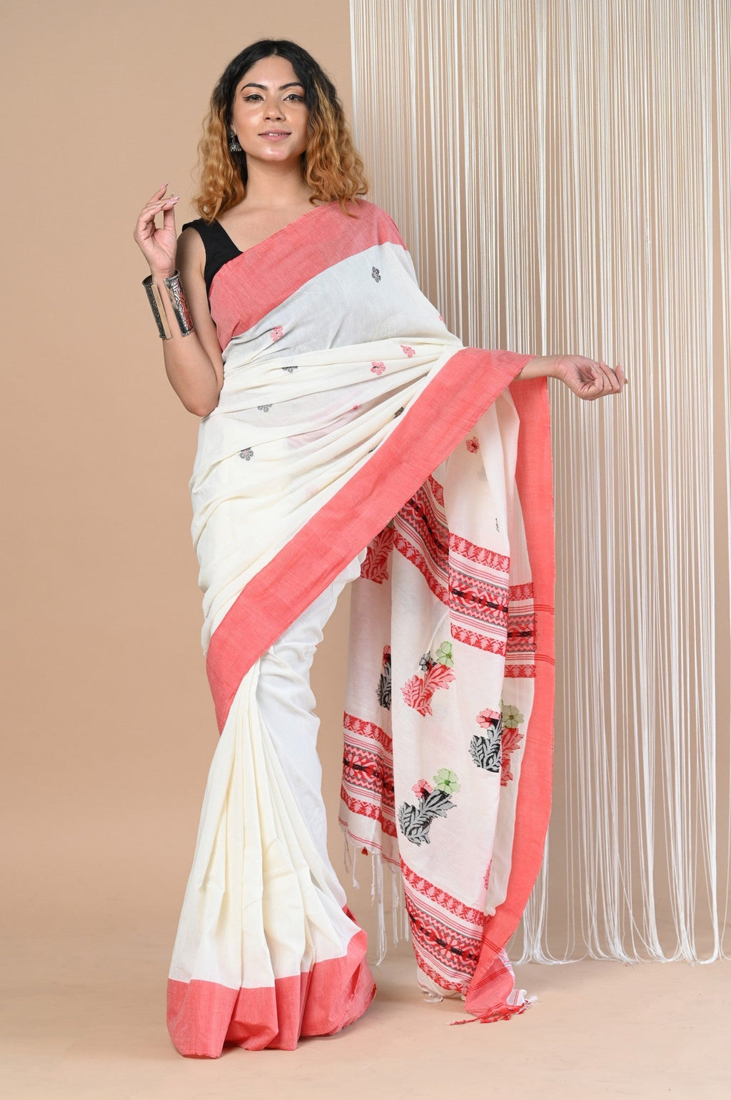 Very Much Indian Premium Cotton - Handloom Pure Cotton Saree