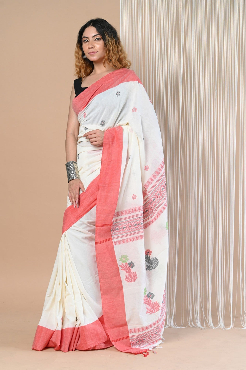 Very Much Indian Premium Cotton - Handloom Pure Cotton Saree