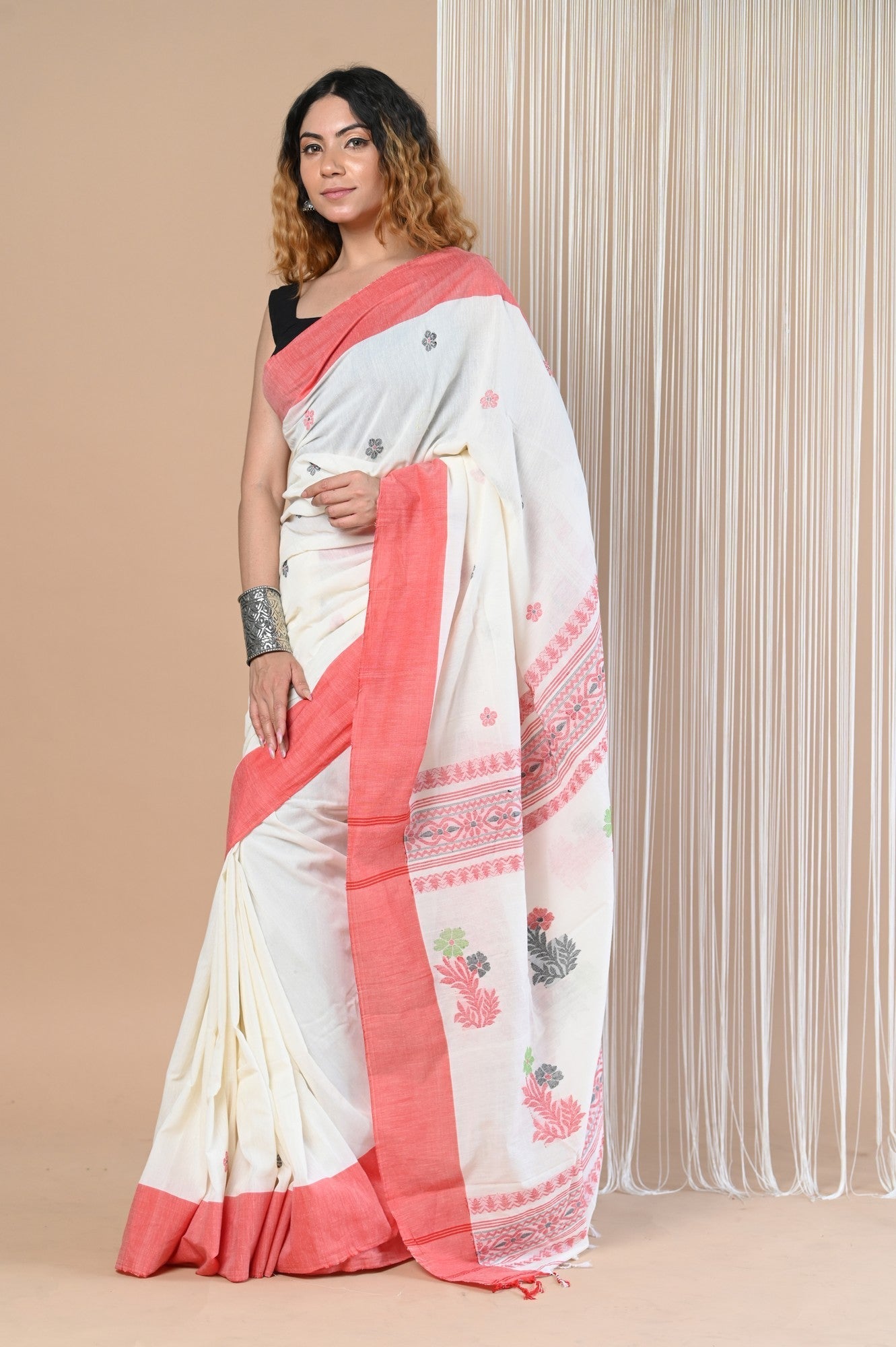 Very Much Indian Premium Cotton - Handloom Pure Cotton Saree