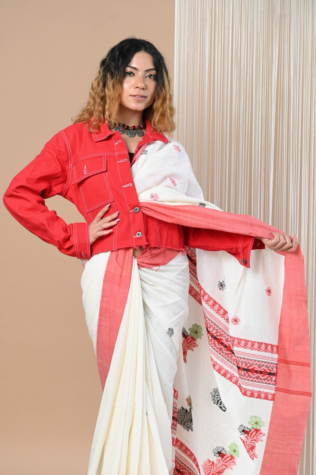 Very Much Indian Premium Cotton - Handloom Pure Cotton Saree