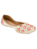 Desi Colour Women Indian Ethnic Footwear-Mini Dabka-Mirror Jarkan 5
