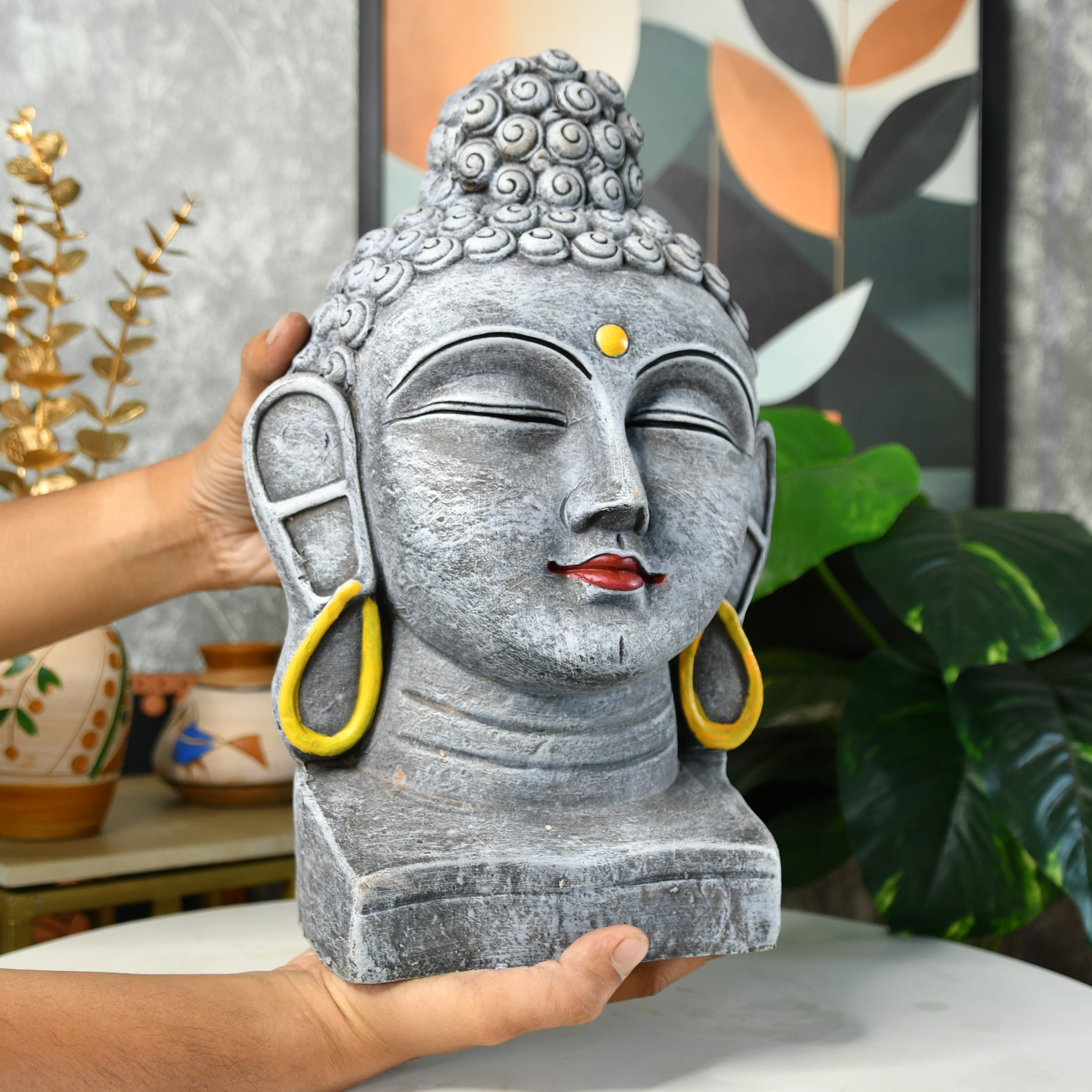 Sowpeace Terracotta Buddha's Golden Radiance