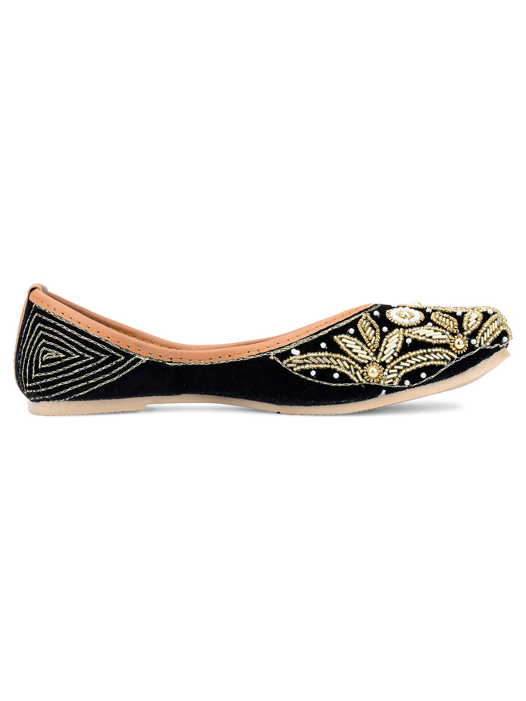 Desi Colour Women Indian Ethnic Footwear-Velvet Wedding-7