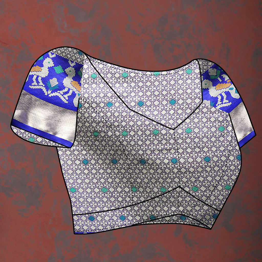 Lorenvalley Fashion Pink Organza Silk Woven Design with Meenakari Weaving Saree