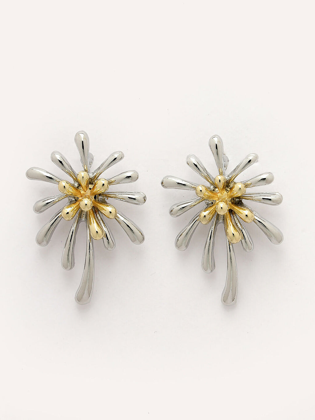 NVR Women Silver-Plated Drop Earrings