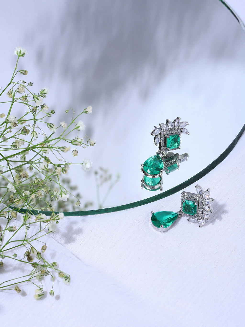 Green Studs- Ruby Raang