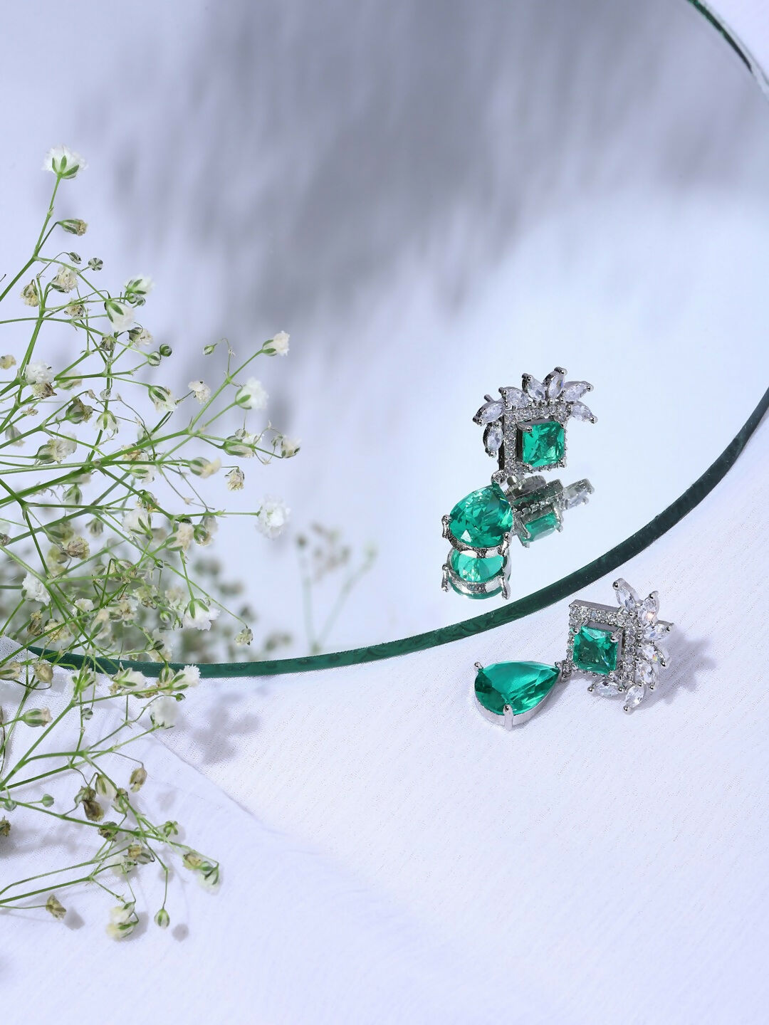 Green Studs- Ruby Raang