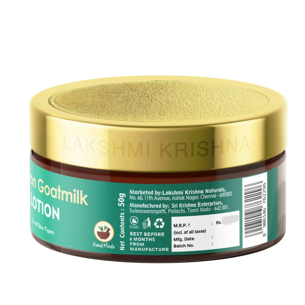 Lakshmi Krishna Naturals Saffron Goatmilk Body Lotion