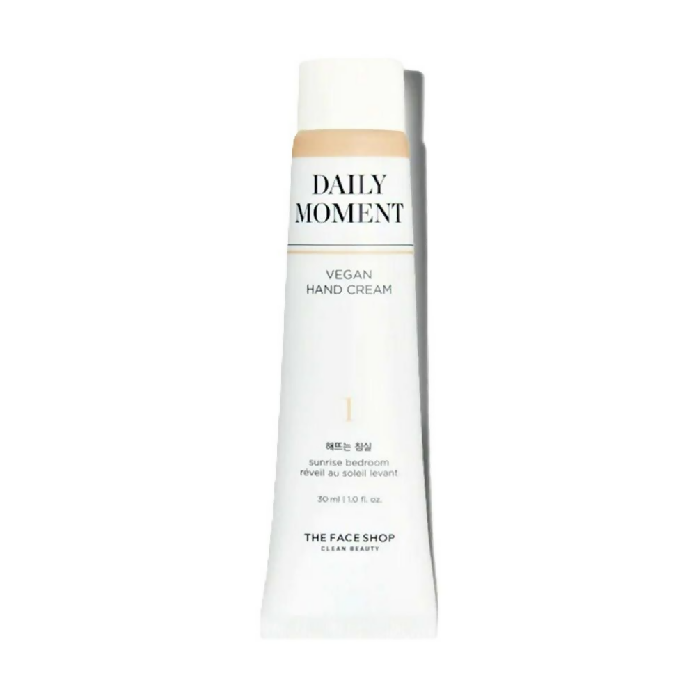 The Face Shop Non-Greasy Vegan Hand Cream - Sunrise Bedroom With Hyaluronic Acid