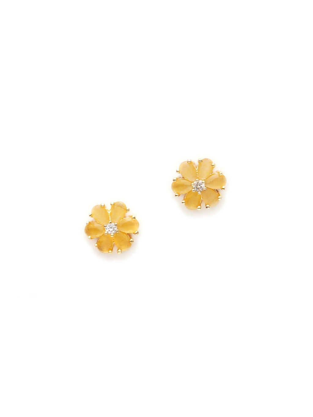 stone stud (yellow) - Ruby Raang