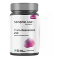 Decode Age 99.5% Pure Trans Resveratrol 250mg Supplement Capsules