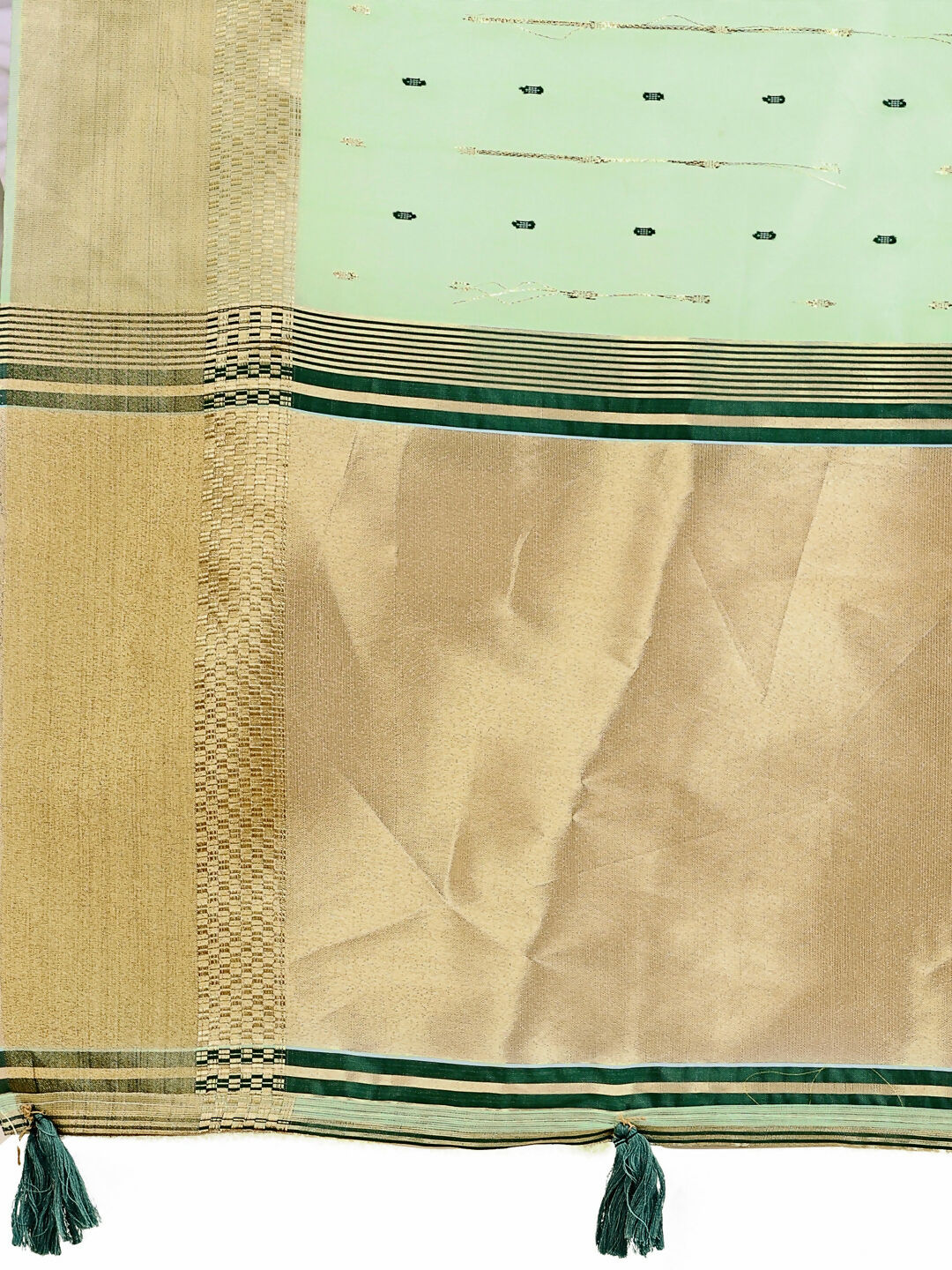 Shree Shyam Fashion Florance Olive Green Organza Saree