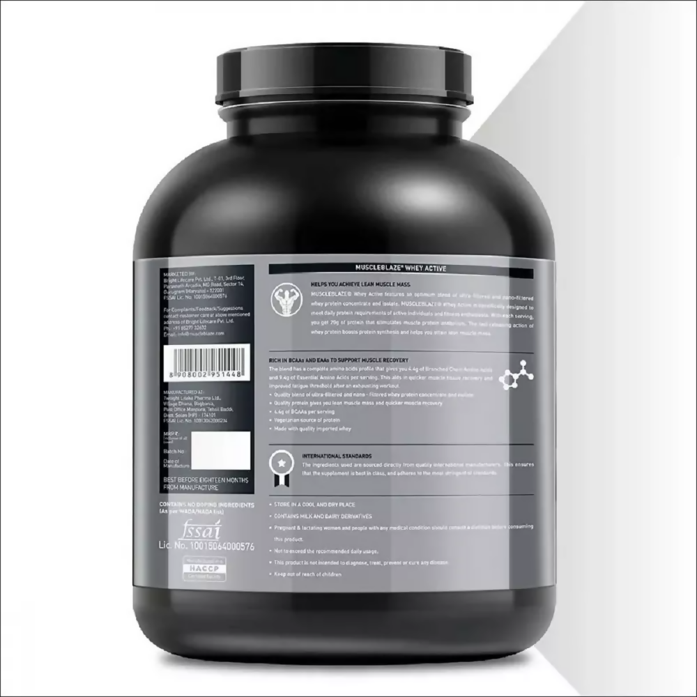 MuscleBlaze Whey Active Chocolate