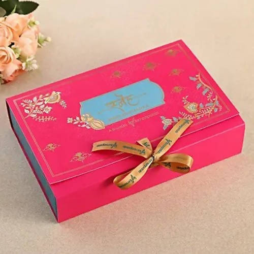 Jewel Design Lumba Rakhi Set & Fruit N Nut Chocolates