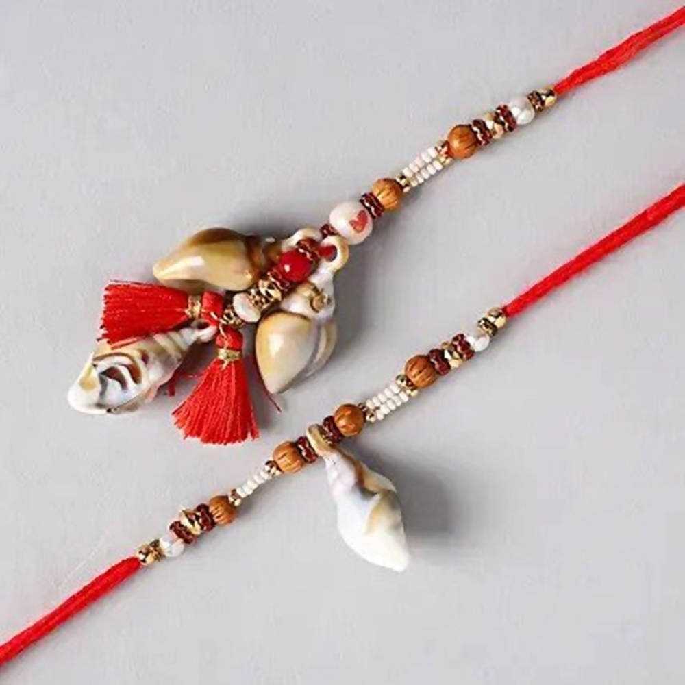 Shell Lumba Rakhi Set & Dairy Milk Chocolates