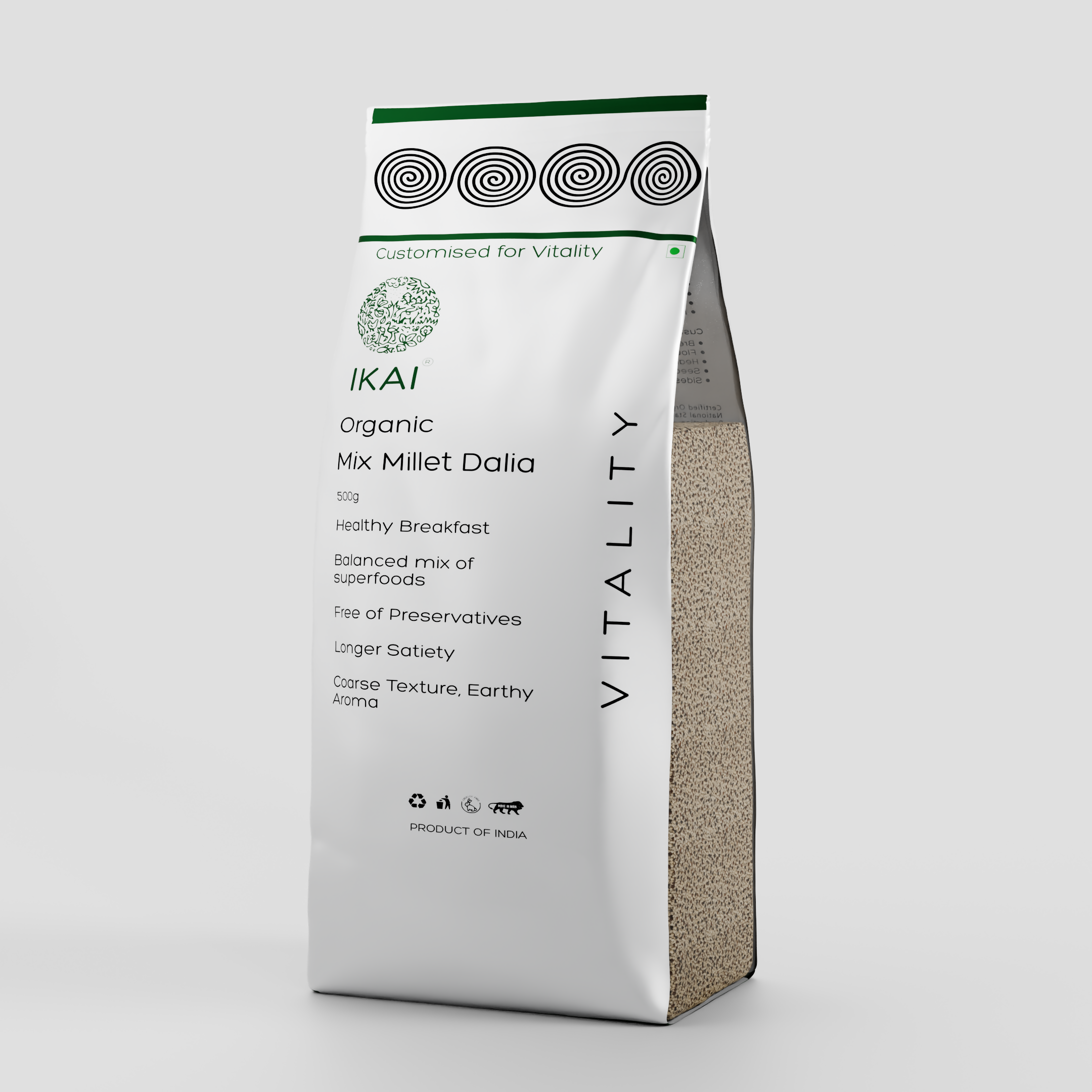 IKAI Organic Mix Millet Dalia