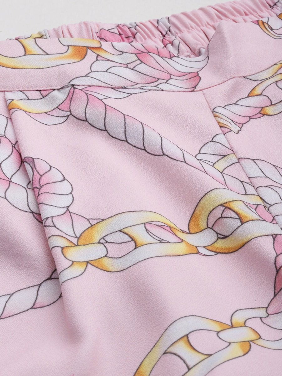 Ahalyaa Women's Traditional Wear Co-ods - Pink