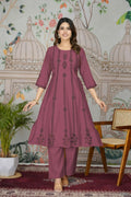 Ethnic Festive Wear Viscose Roman Silk Beet Stitched Pant Pair - Rashmika