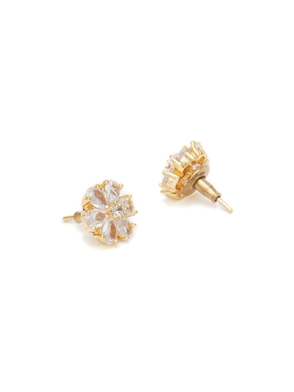 stone stud (white) - Ruby Raang