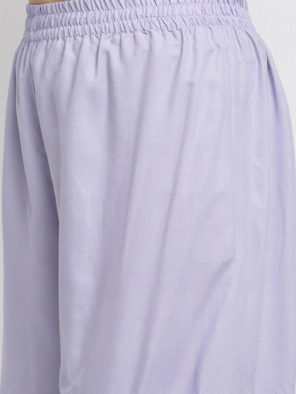 Rudra Bazaar Purple Angrakha Style Flared Kurta With Sharara