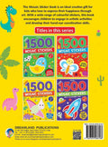 Dreamland Publications 1500 Mosaic Stickers Book 3 with Colouring Fun - Sticker Bok for Kids Age 4 - 8 years