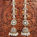 JS Fashion Antique Design Mehendi Polish Jhumka Earrings for Women