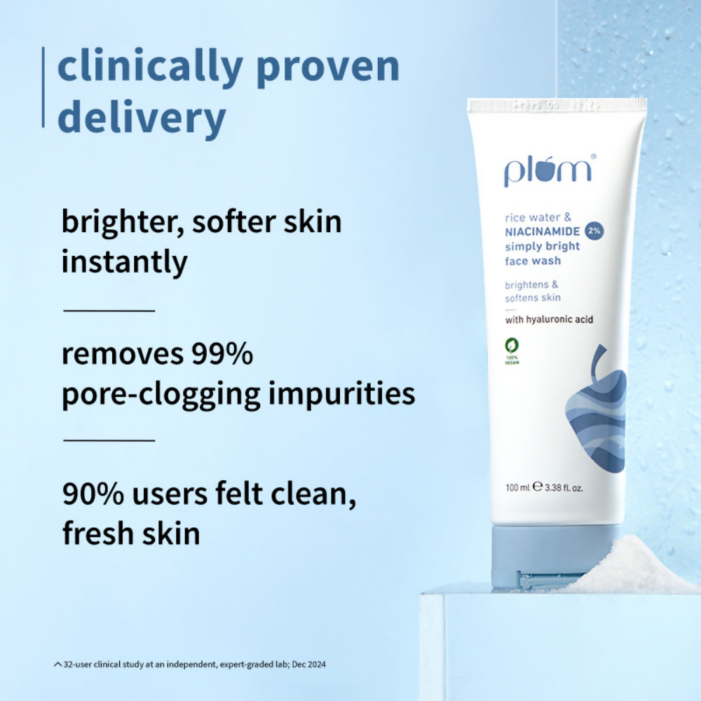 Plum 2% Niacinamide Face Wash With Rice Water