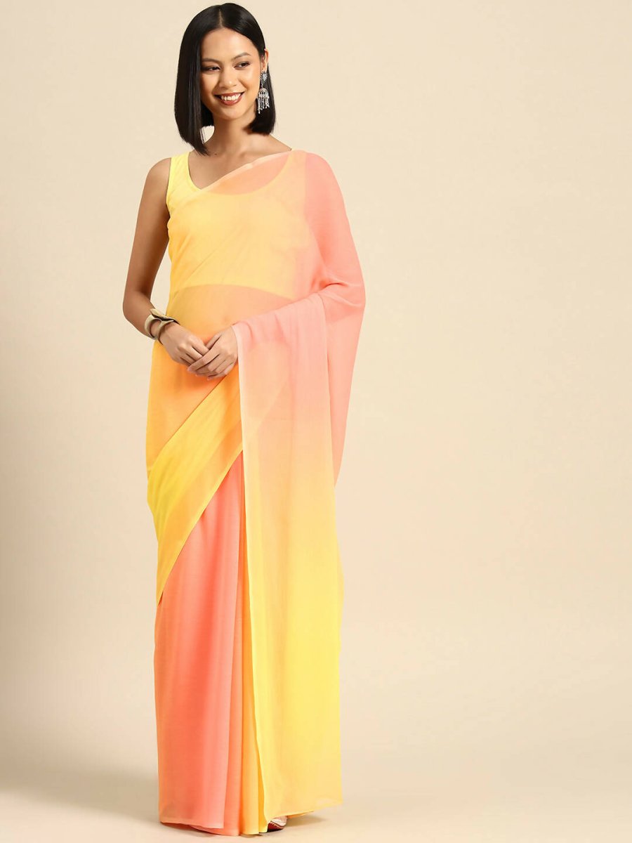 Ahalyaa Women's Traditional wear Saree - Yellow