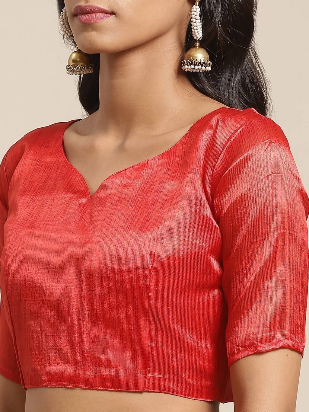 Saree Mall Black & Beige Art Silk Printed Bhagalpuri Saree