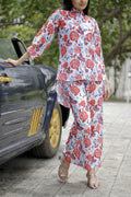 Aayaa Pure Muslin printed Multi Co-Ord Set - Multi Color