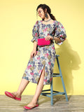 Yufta Ethnic Motifs Midi Dress