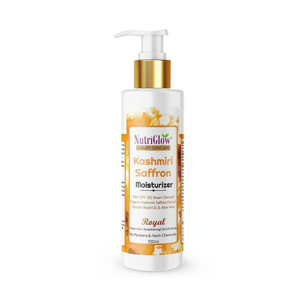 NutriGlow Luxury Skincare Kashmiri Saffron Moisturizer with SPF 20