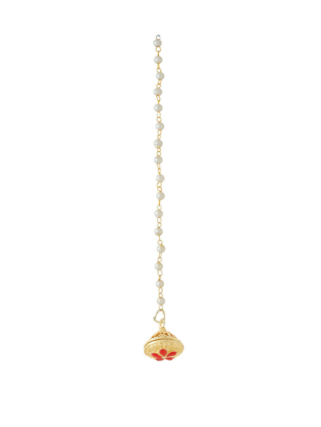 NVR Women's Trending Stylish Gold-Polished Maang Tikka
