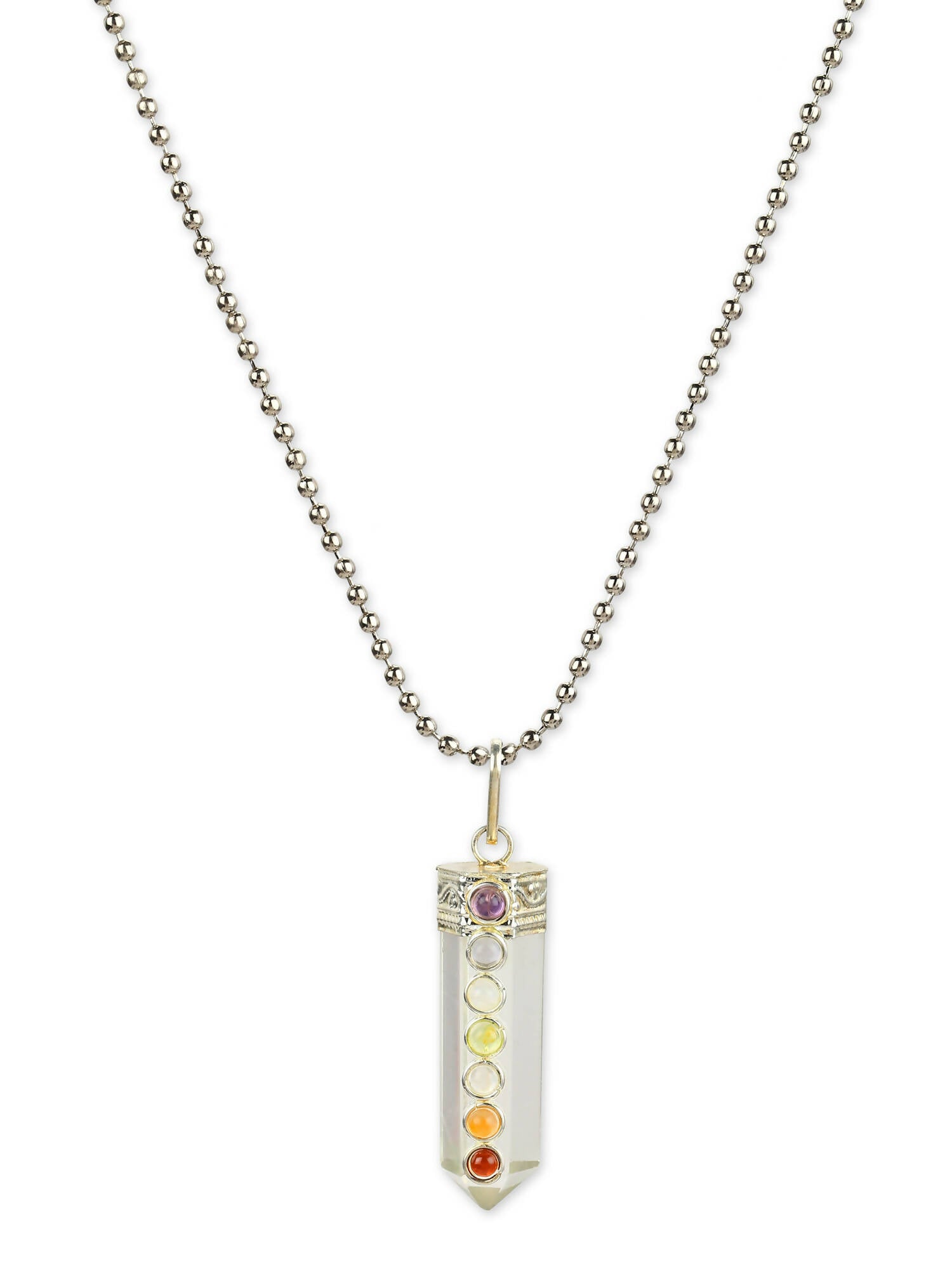 Women's Silver-Plated Chain - Ruby Raang