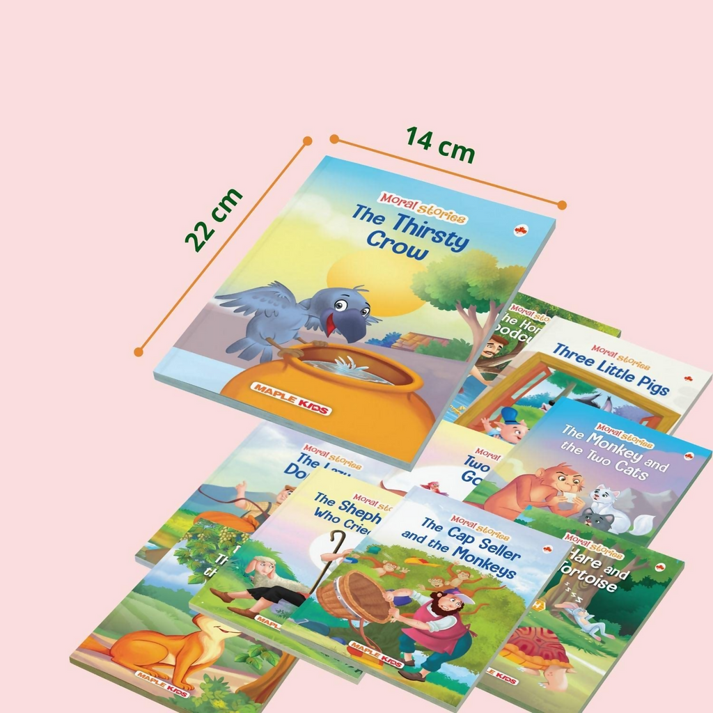 Maple Press Moral Story Books for Kids (Illustrated) - English Short Stories with Colourful Pictures