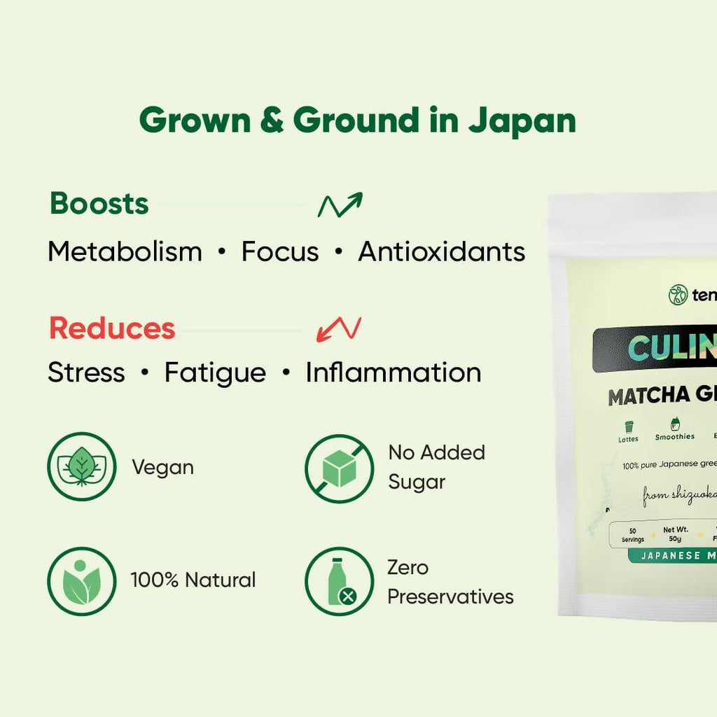 Tencha Pure Japanese Culinary Matcha Green Tea Powder