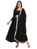 Fab Fashion Black Gota Anarkali Set