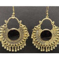 MS Fashion India Oxidized Gold Color Earrings German Silver Traditional Drops And Danglers