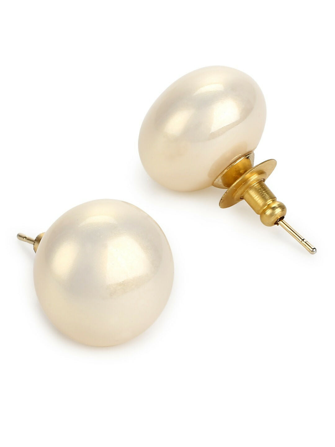 Cream Studs (16mm)- Ruby Raang