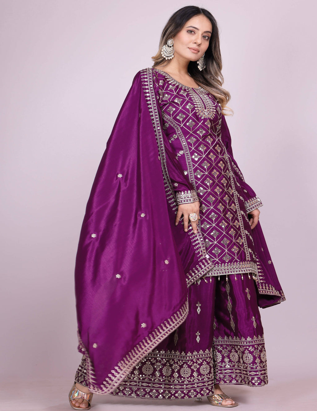 Lehenga Mart Designer Lehenga Suit for women - wine