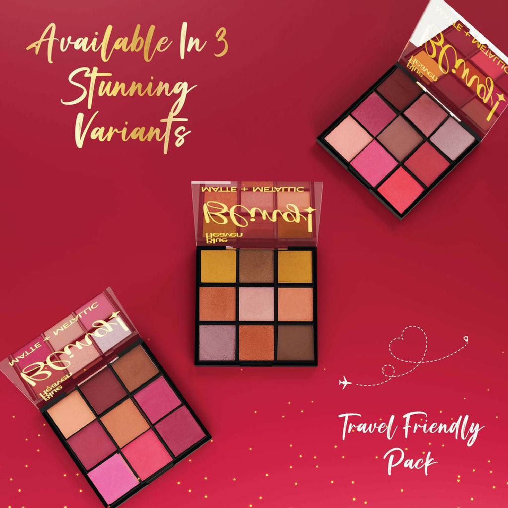 Blue Heaven Bling 9 In 1 Eyeshadow Palette - Cocktail Rush