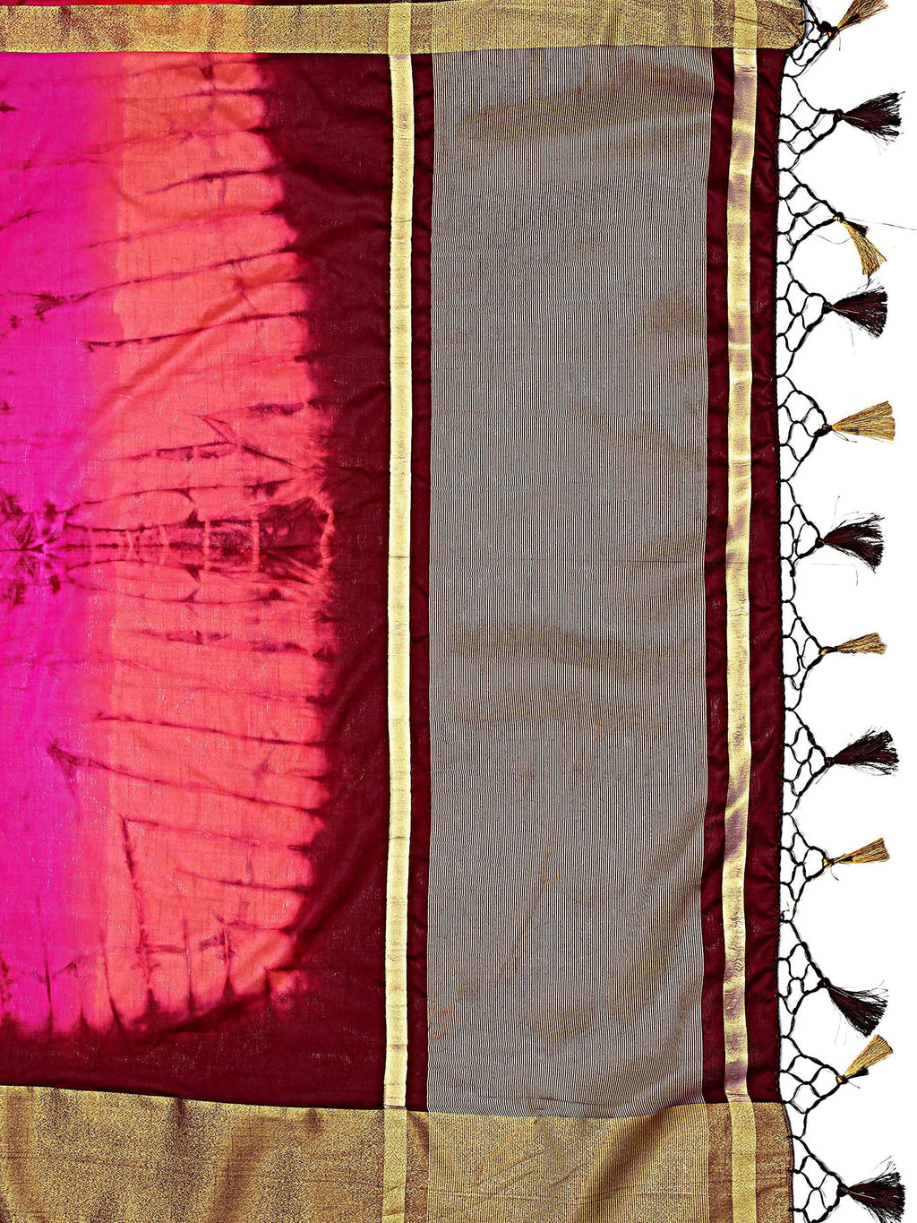 Mimosa Women's Banarasi Silk Multicolor Saree