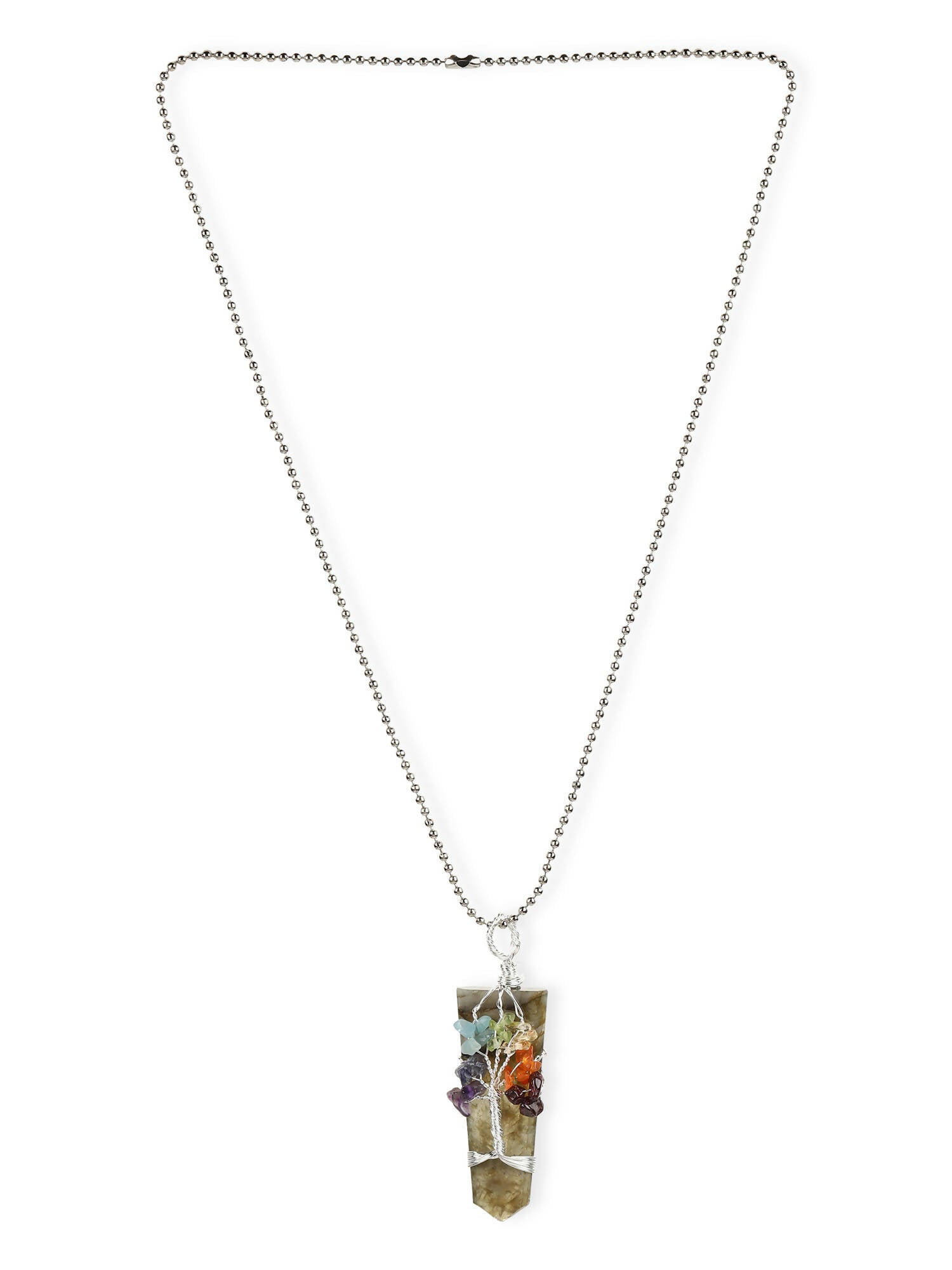 Women's Silver-Plated Chain - Ruby Raang
