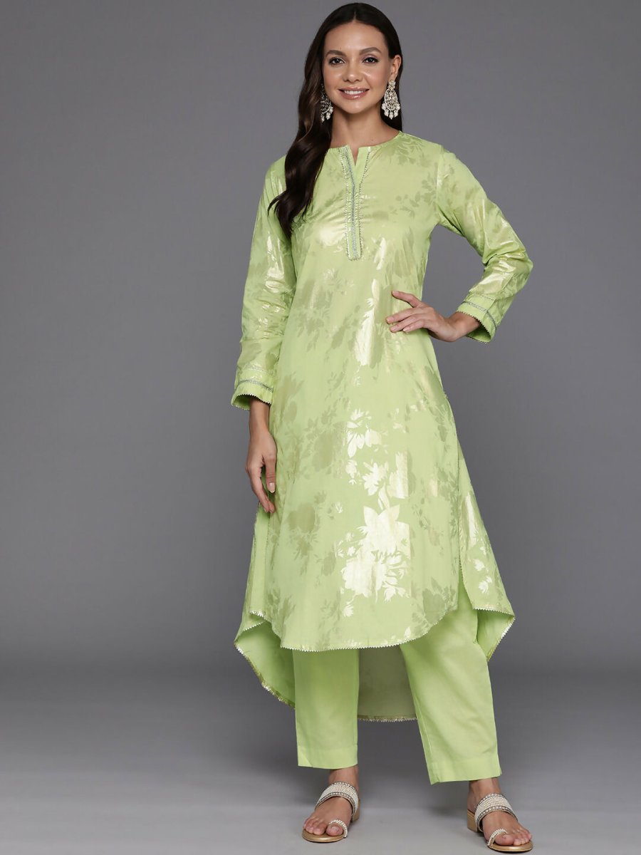 Ahalyaa Women's Traditional wear Kurta Set - Green