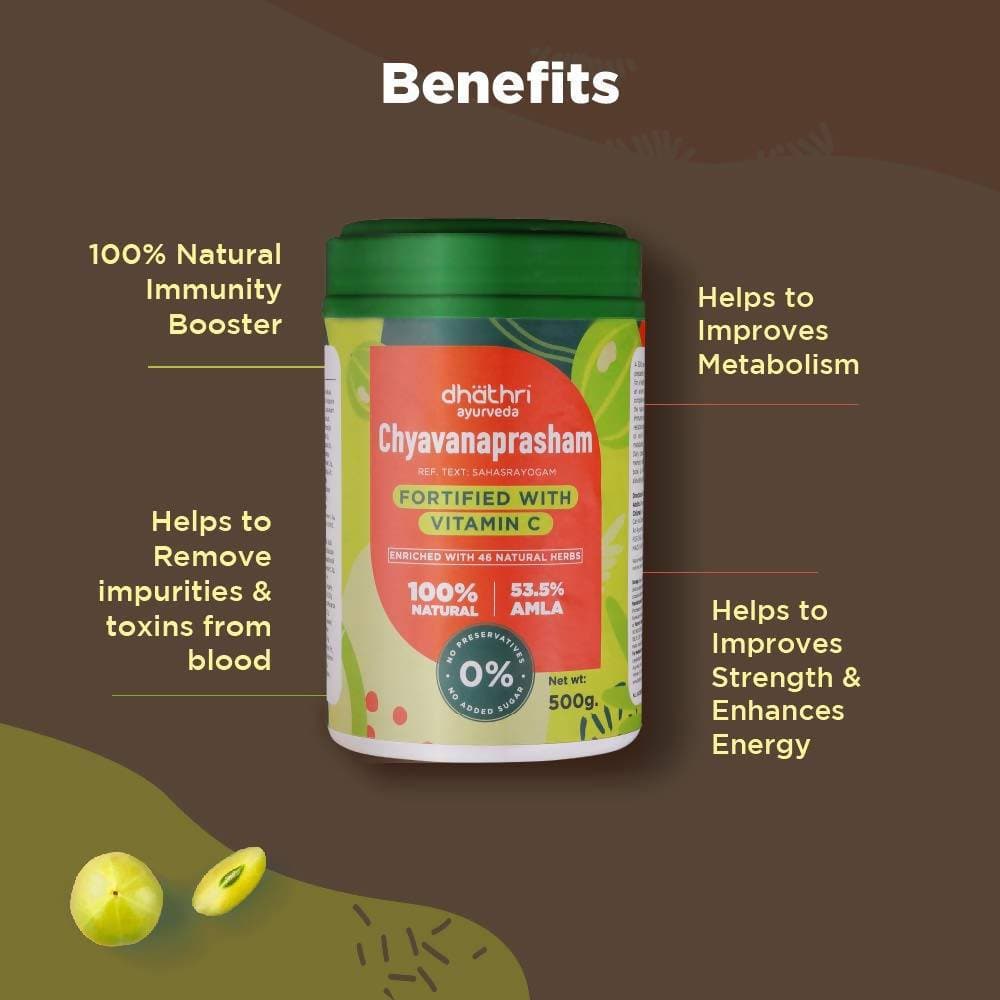 Dhathri Ayurveda Chyavanaprasham 500 gm