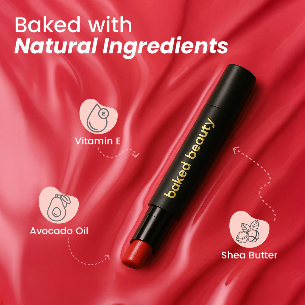 Baked Beauty My Crayon Mocha Talk Super Matte Lip Cream Lipsticks (Set of 3)