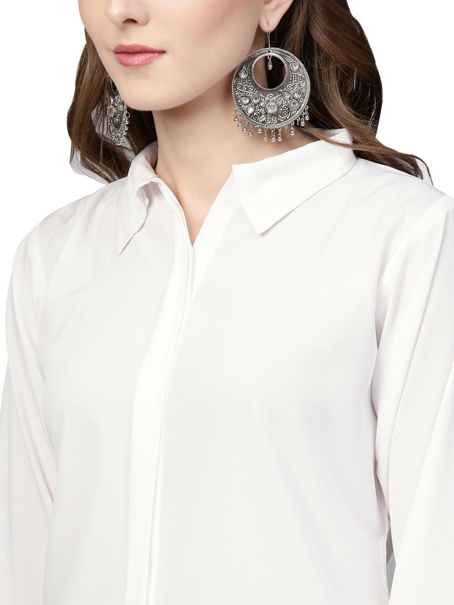 Ahalyaa Women's Traditional Wea Co-ods - White