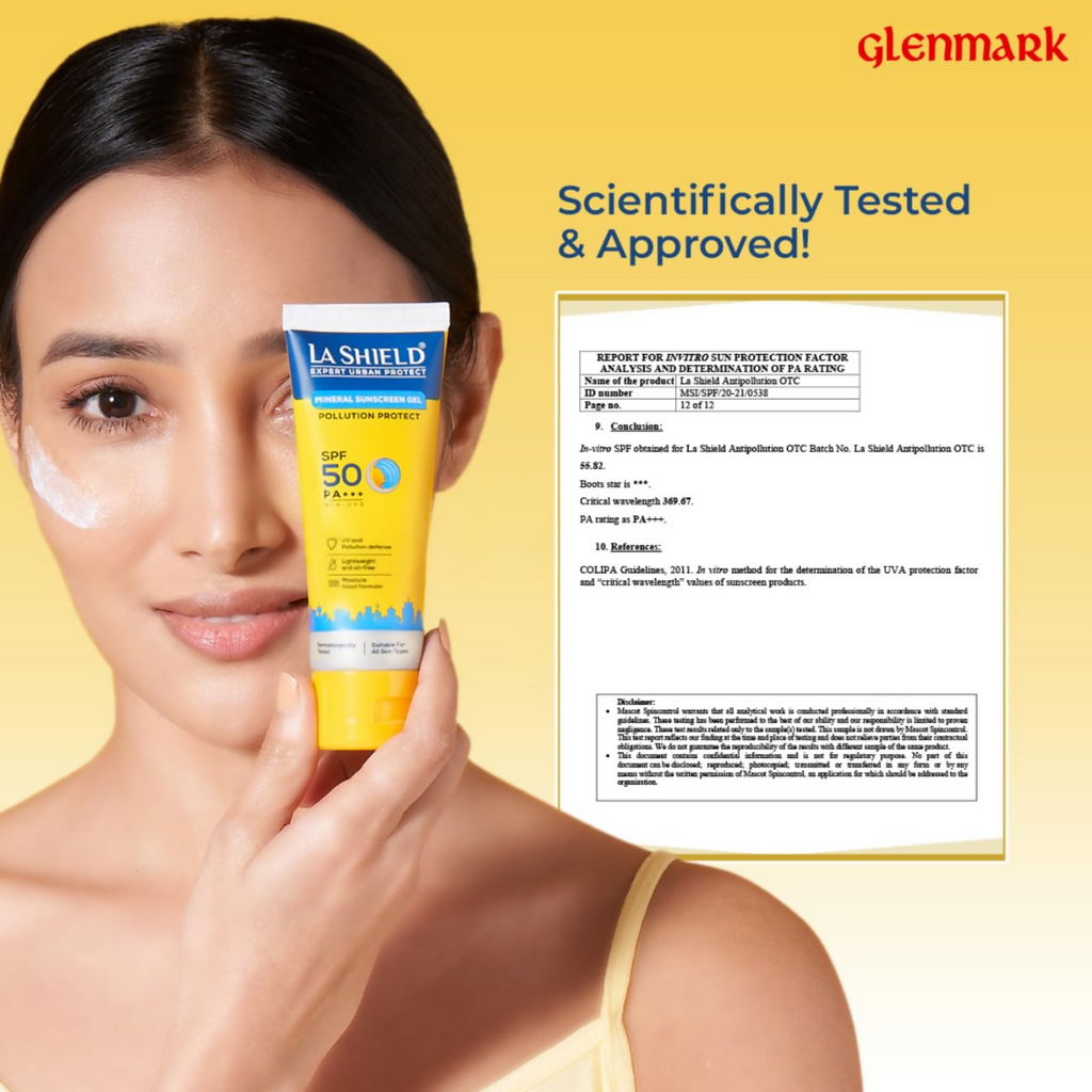La Shield Pollution Protect SPF 50 Mineral Sunscreen Gel