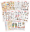 Dreamland Educational Charts - Combo 6 (10 Charts) : Children Early Learning Laminated Chart
